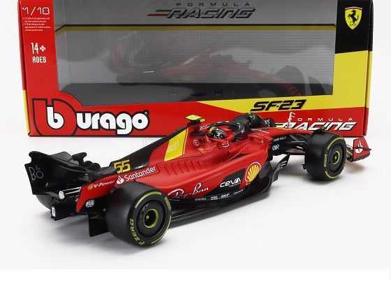 Formula 1 Ferrari Carlos Sainz Jr. SF-23 #55 3rd Italian GP 2023 - 1/18 Bburago