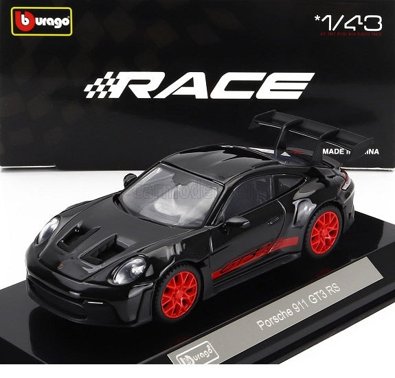 Porsche 911 GT3 RS cu vitrina plexiglass - 1/43 Bburago