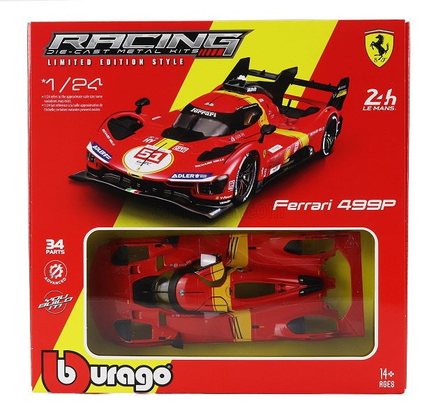 Ferrari 499P Kit de asamblare 34 piese - 1/24 Bburago