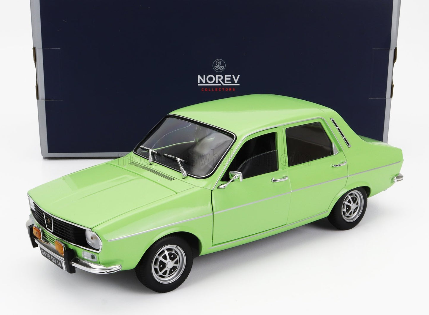 Renault 12 TS 1973 light green - 1/18 Norev
