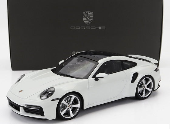 Porsche 911 Turbo S year 2021 alb - 1/18 Minichamps