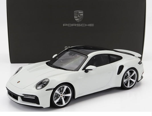 Porsche 911 Turbo S year 2021 alb - 1/18 Minichamps