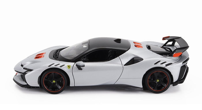 Ferrari SF90 XX Stradale argintiu - 1/18 Bburago