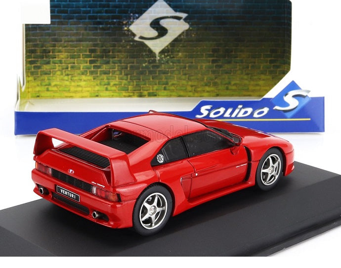 Venturi 400 GT rosu cu vitrina plexiglass - 1/43 Solido