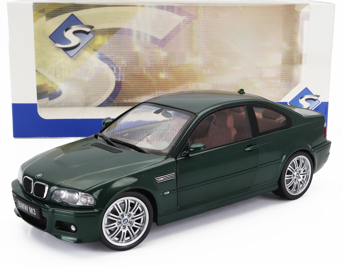 BMW E46 M3 verde 2000 - 1/18 Solido