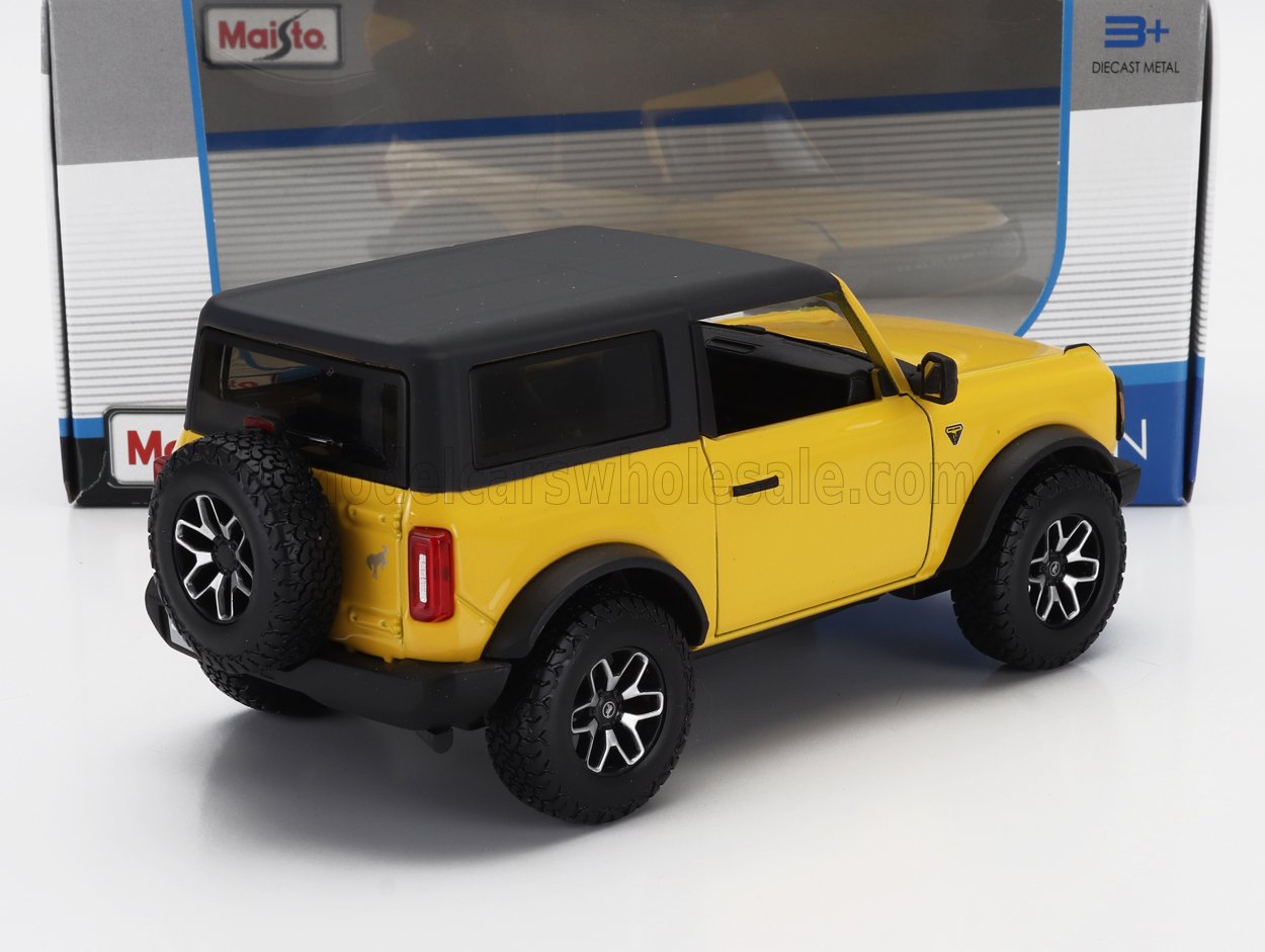 Ford Bronco Badlands 2021 galben - 1/24 Maisto