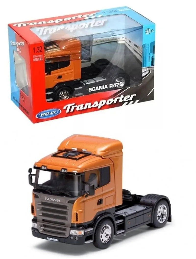Camion Cap Tractor Scania R470 orange - 1/32 Welly