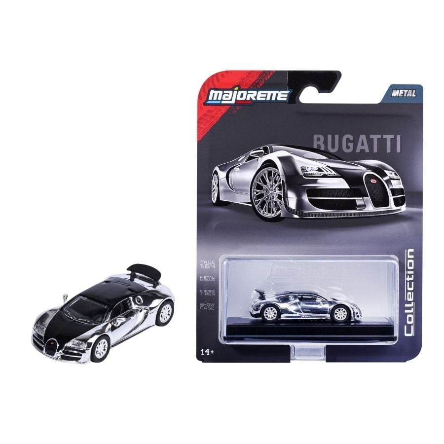 Macheta metalica Bugatti Veyron 16.4 Super Sport cu vitrina plexiglass - 1/64 Majorette
