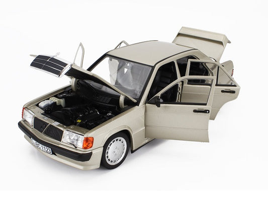 Mercedes-Benz 190E 2.3-16 1984 smoke silver metallic - 1/18 Norev