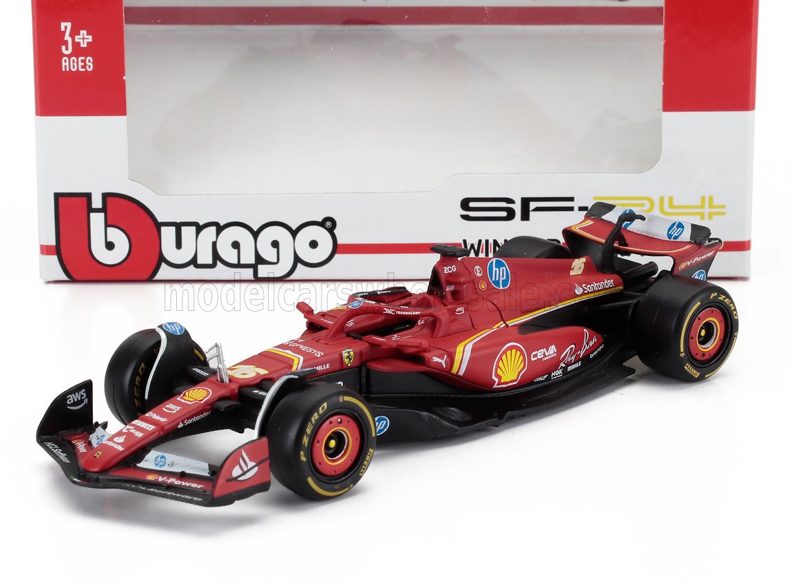 Formula 1 Ferrari SF-24 Charles Leclerc #16 winner Monaco GP - 1/43 Bburago