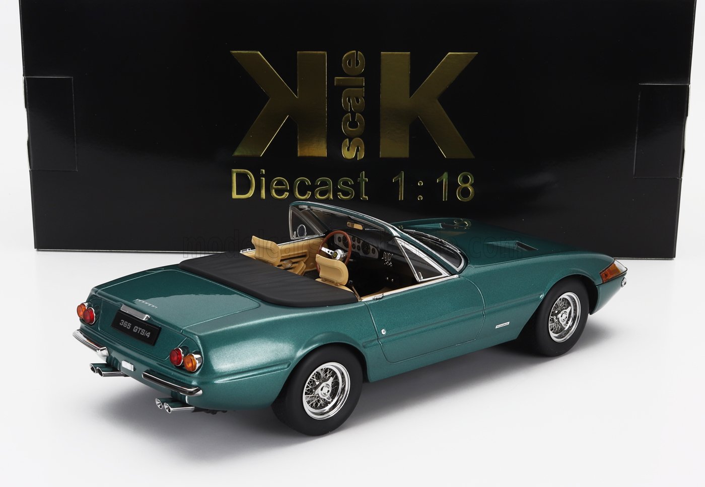 Ferrari 365 GTS/4 1969 verde - 1/18 KK-Scale