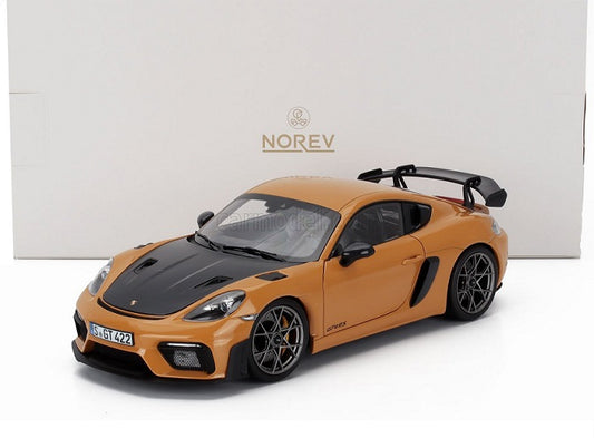 Porsche Cayman GT4 RS 2023 weissach pach bahama yellow - 1/18 Norev