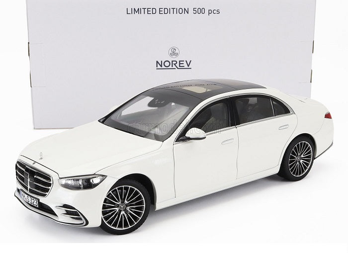 Mercedes-Benz S-Class AMG-Line 2021 alb metalic 1/500pcs - 1/18 Norev