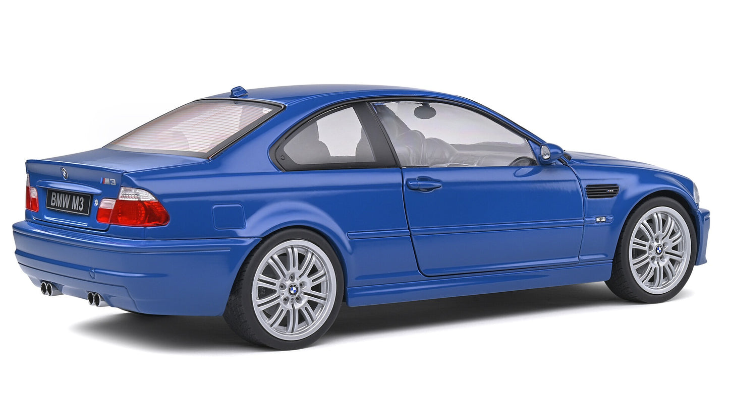 BMW M3 E46 Laguna Seca blau 2000 - 1/18 Solido