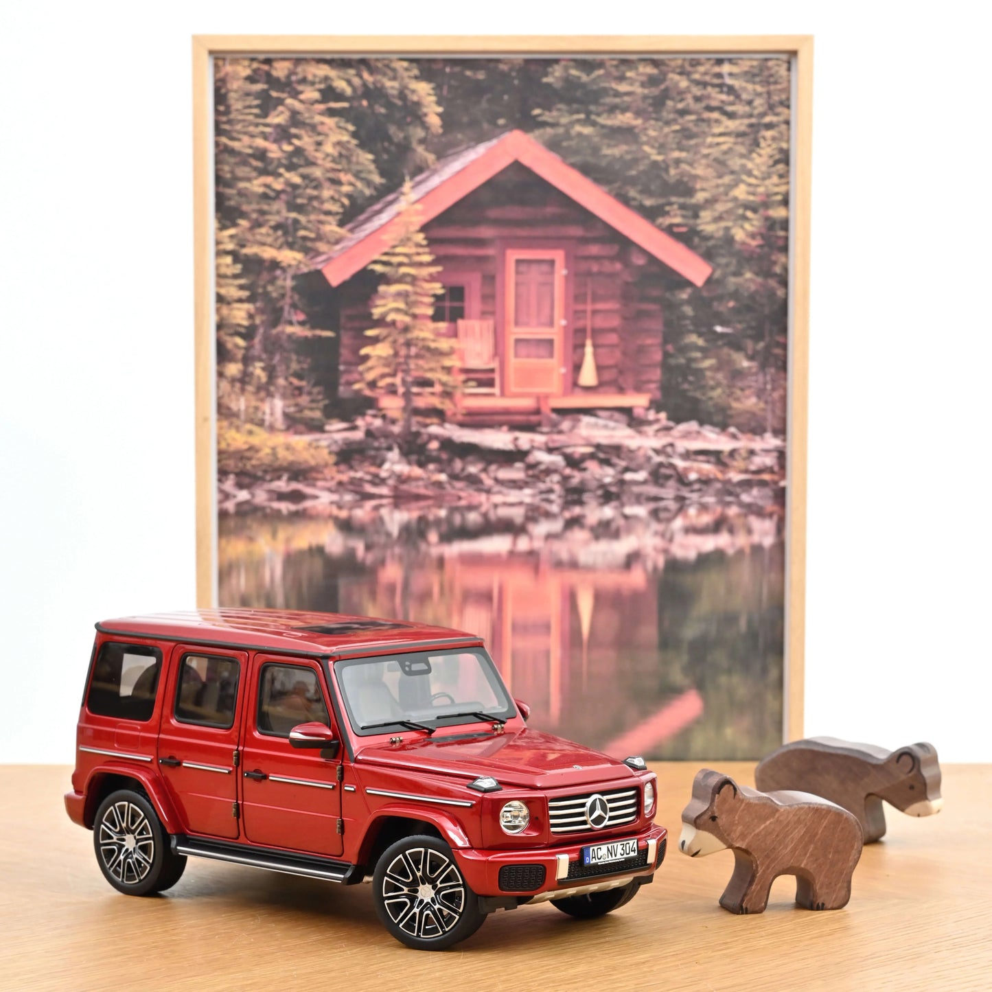 Mercedes-Benz G-Class 2024 rosu - 1/18 Norev