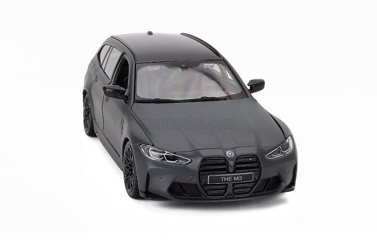 BMW M3 Touring 2023 gri inchis mat - 1/24 Bburago