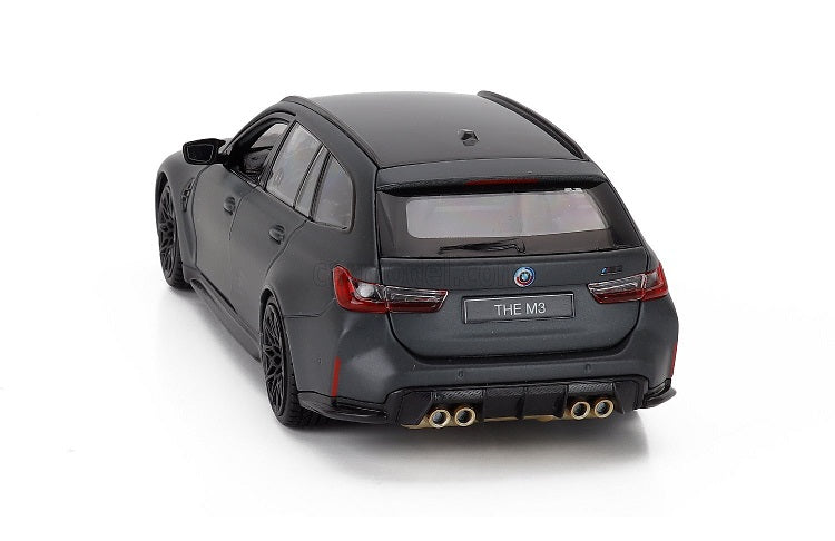 BMW M3 Touring 2023 gri inchis mat - 1/24 Bburago