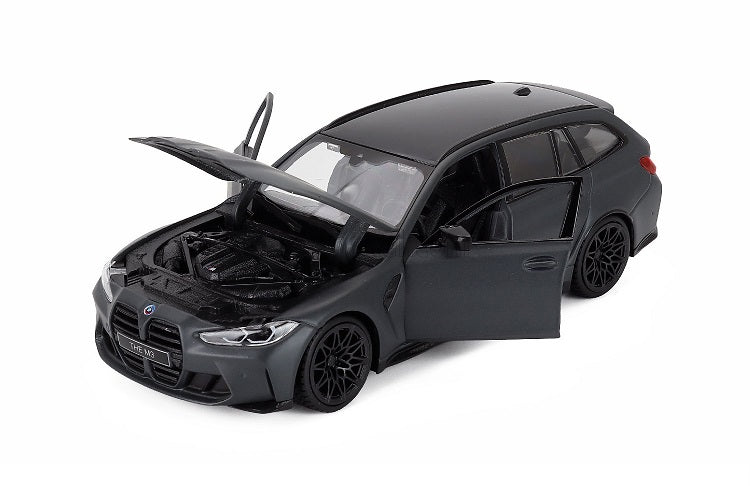 BMW M3 Touring 2023 gri inchis mat - 1/24 Bburago