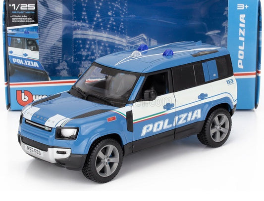 Land Rover Defender 110 2022 Polizia - 1/25 Bburago