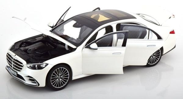 Mercedes-Benz S-Class AMG-Line 2021 alb metalic 1/500pcs - 1/18 Norev