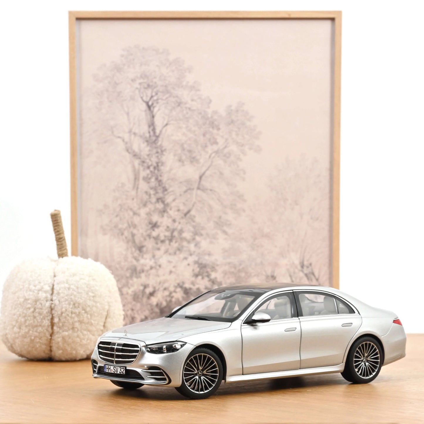 Mercedes-Benz S-Class AMG-Line 2021 argintiu - 1/18 Norev