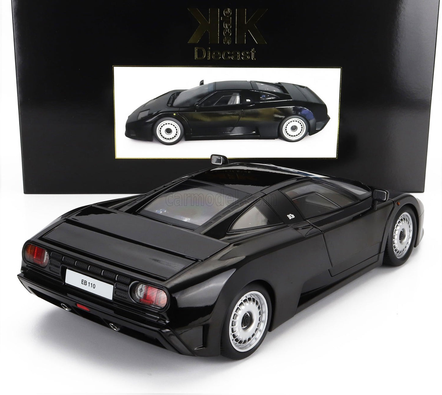 Bugatti EB110 1991 negru - 1/12 KK-Scale