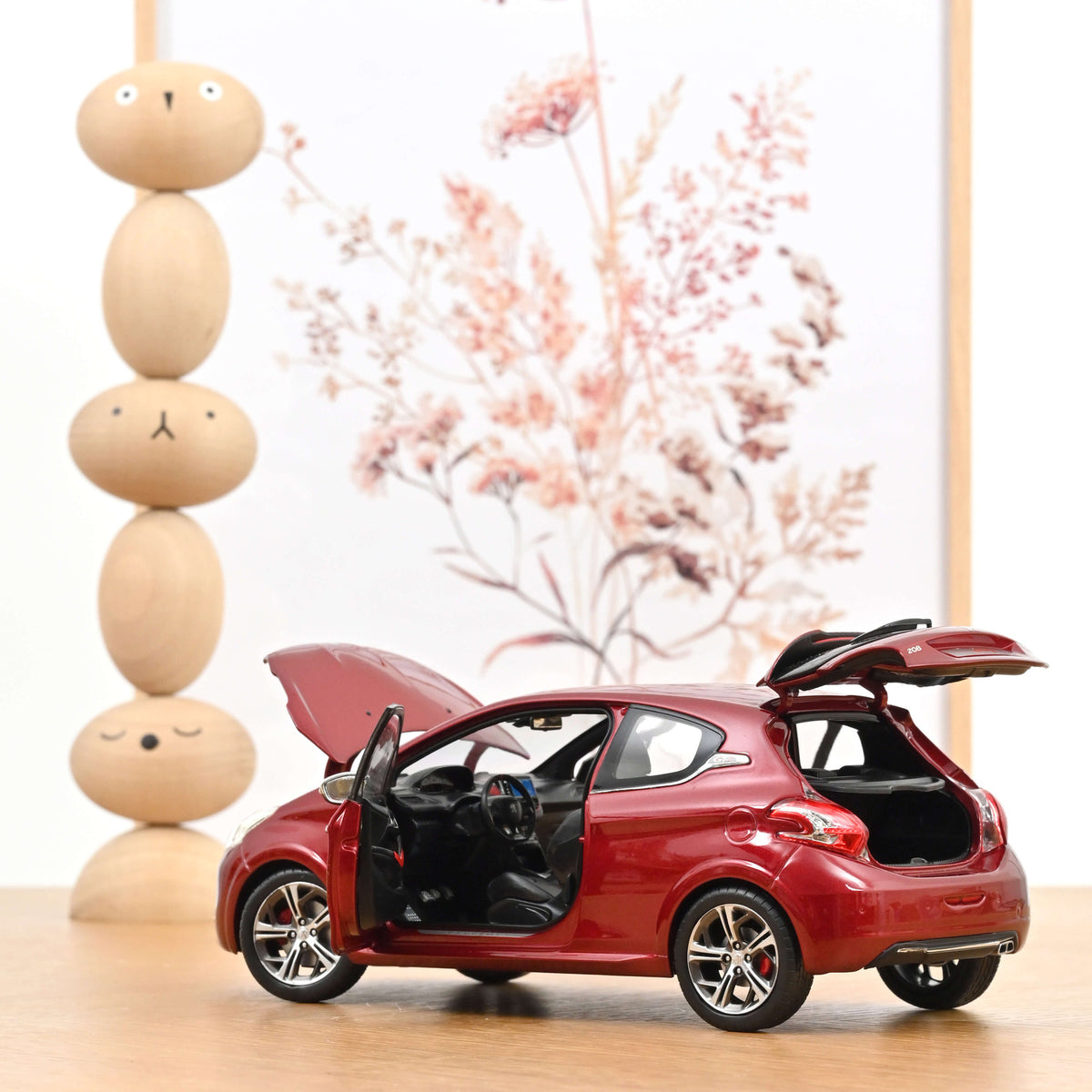 Peugeot 208 Gti 2013 rubis red - 1/18 Norev