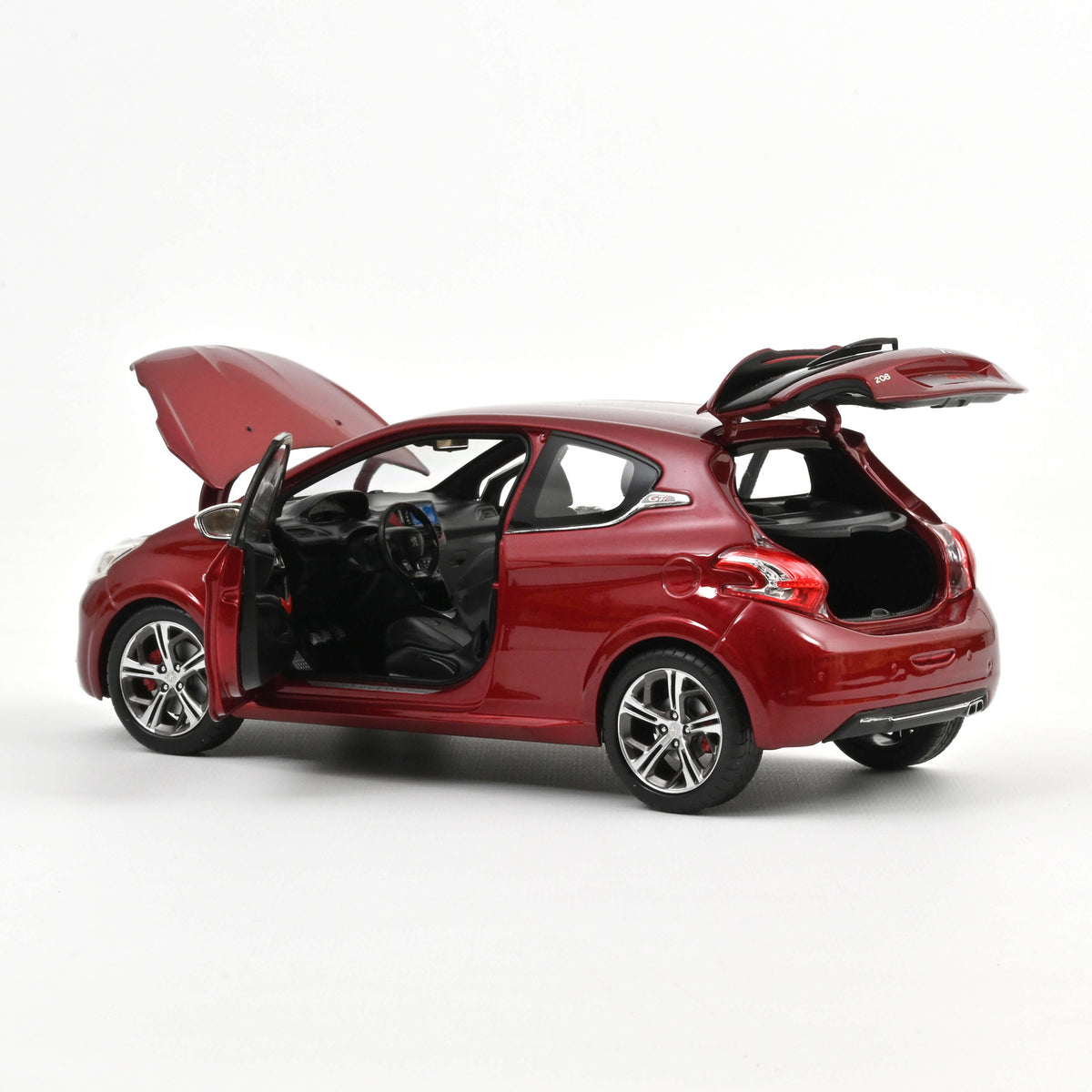 Peugeot 208 Gti 2013 rubis red - 1/18 Norev