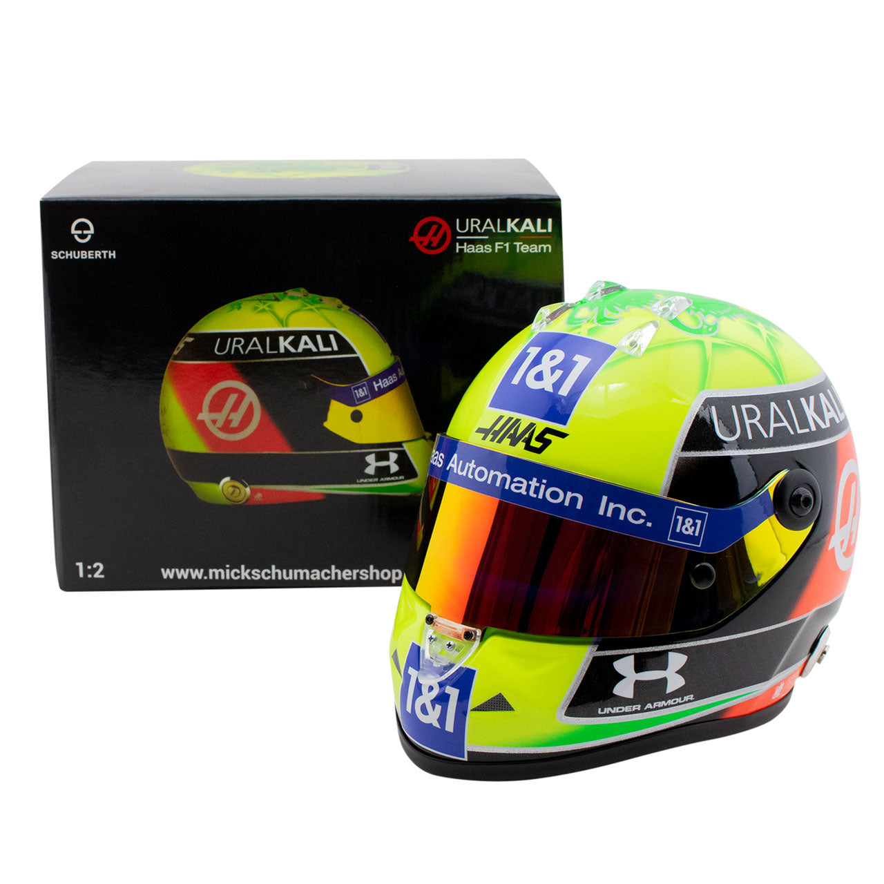 Casca Mick Schumacher Uralkali Haas F1 Team formula 1 2021 - 1/2 Schuberth