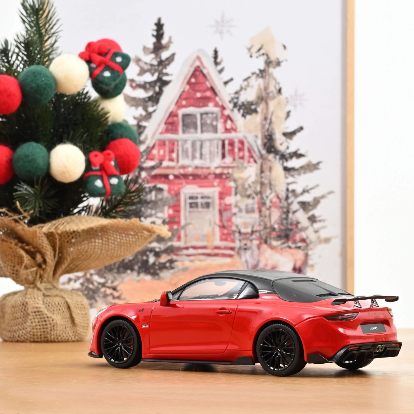 Alpine A110 R Turini 2025 seismic red - 1/18 Norev