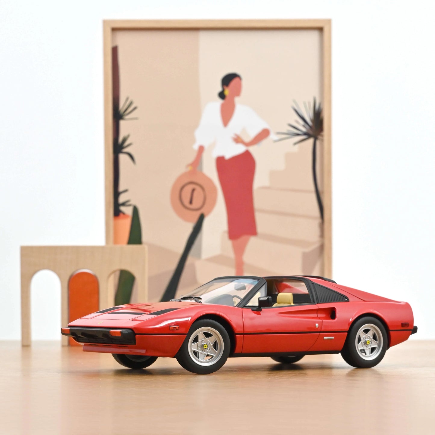 Ferrari 308 GTS 1982 rosu - 1/18 Norev