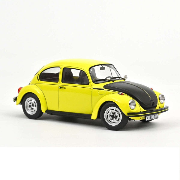 Volkswagen Beetle 1303 1973 yellow-black racer - 1/18 Norev