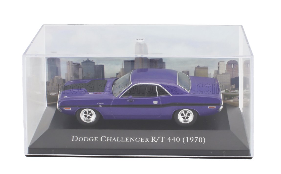 Dodge Challenger R/T 440 1970 cu vitrina plexiglass - 1/43 Altaya