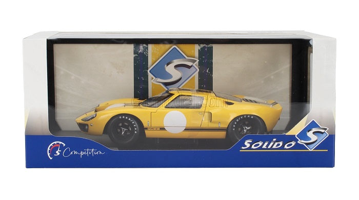 Ford GT40 Mk1 galben/negru - 1/18 Solido