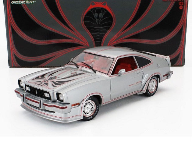 Ford Mustang 2 King Cobra 1978 argintiu - 1/18 Greenlight