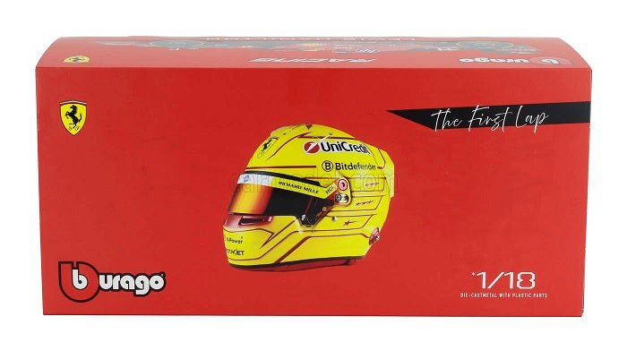 Formula 1 Ferrari SF-23 Pre-Season Testing 2025 Lewis Hamilton #44 cu vitrina plexiglass - 1/18 Bburago