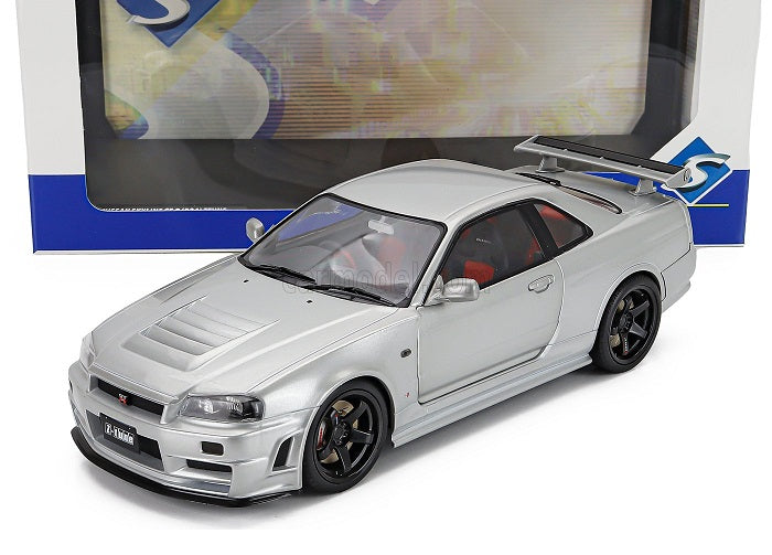 Nissan Skyline GT-R R34 Ztune silver 1999 - 1/18 Solido