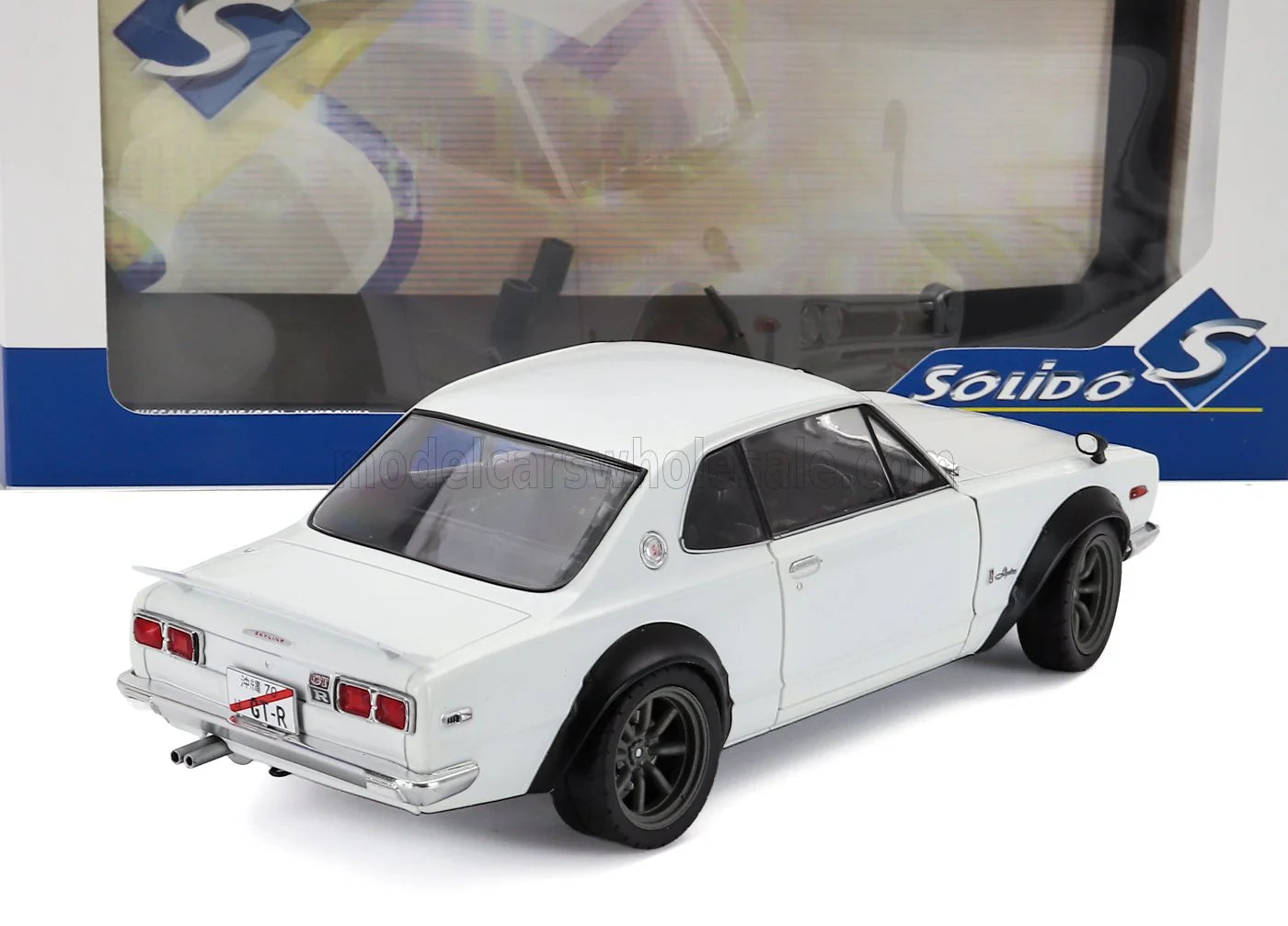 Nissan Skyline C10 Hakosuka Solido Works alb 1970 - 1/18 Solido
