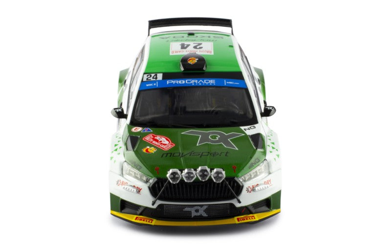 Skoda Fabia Rally2 #24 Rallye Monte-Carlo 2023 - 1/18 Ixo Models
