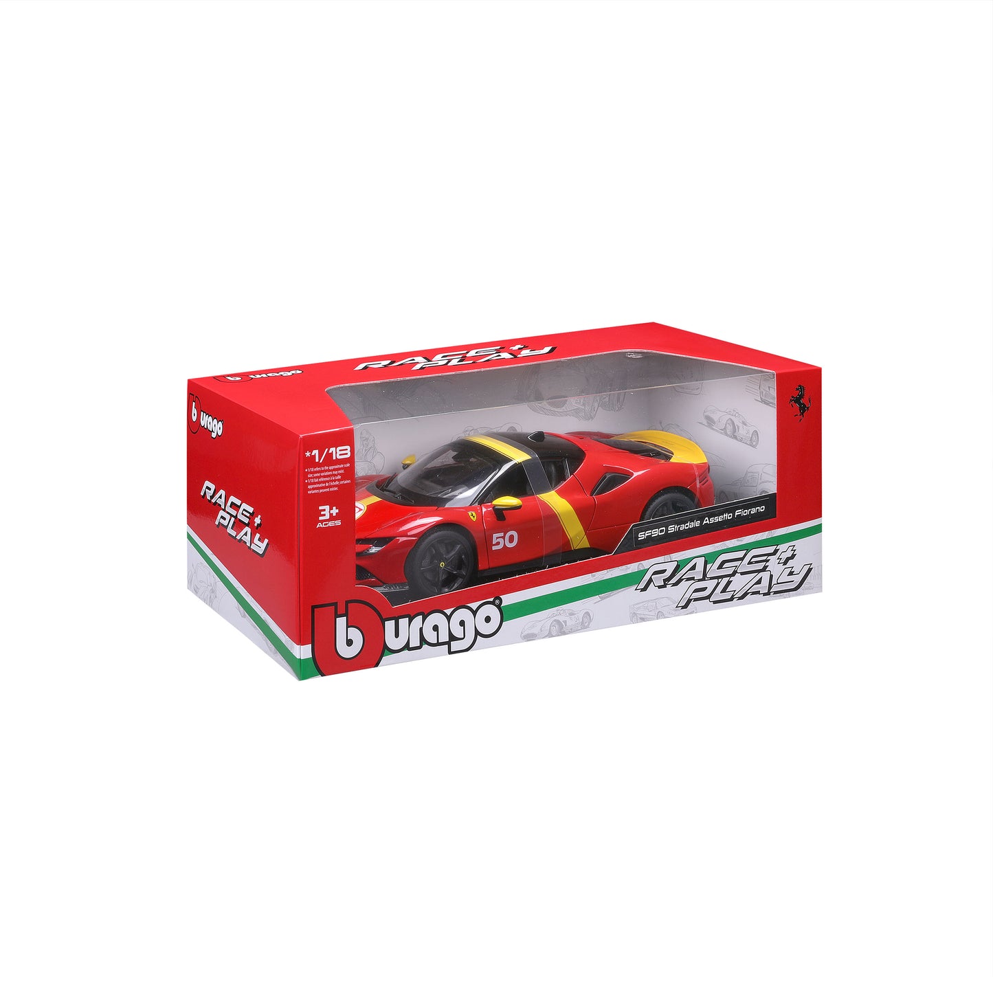 Ferrari SF90 Stradale Assetto Fiorano #50 - 1/18 Bburago
