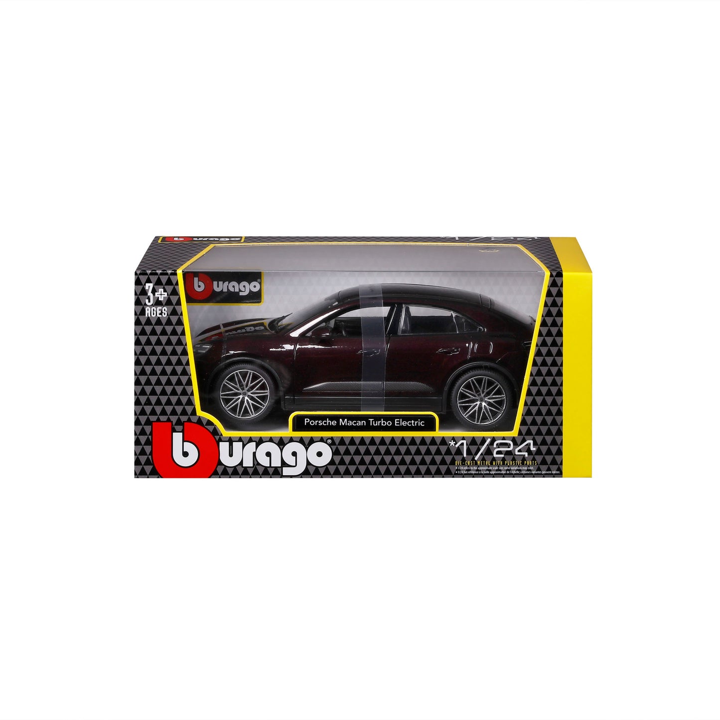 Porsche Macan Turbo electric mov inchis - 1/24 Bburago