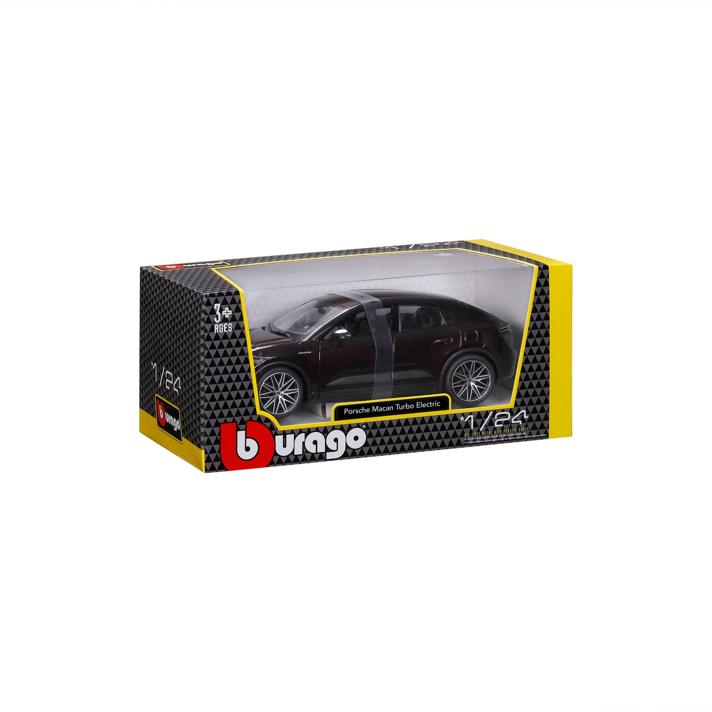 Porsche Macan Turbo electric mov inchis - 1/24 Bburago