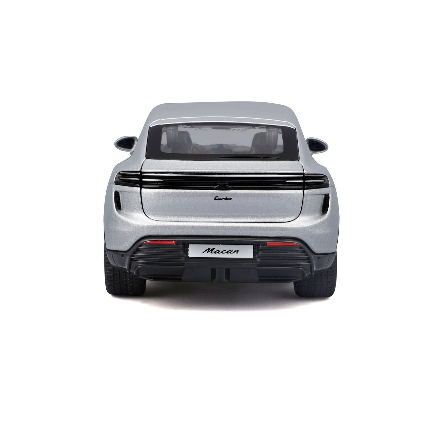 Porsche Macan Turbo electric argintiu - 1/24 Bburago