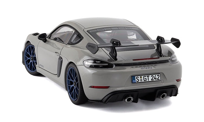 Porsche Cayman GT4 RS 2023 weissach pack chalk - 1/18 Norev