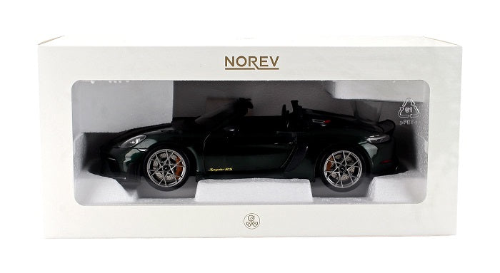 Porsche 718 Spyder RS 2023 weissach pack verde inchis - 1/18 Norev