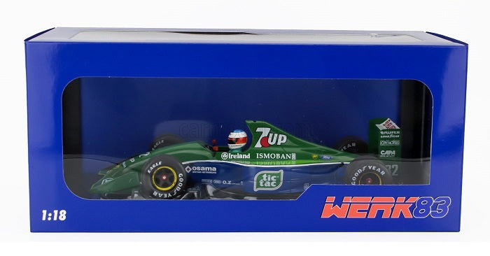 Formula 1 Jordan J191 #32 M.Schumacher Belgium GP 1991 in cutie - 1/18 Werk83