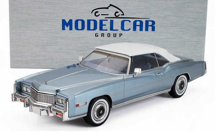 Cadillac Eldorado Convertible light blue 1976 - 1/18 Model Car Group