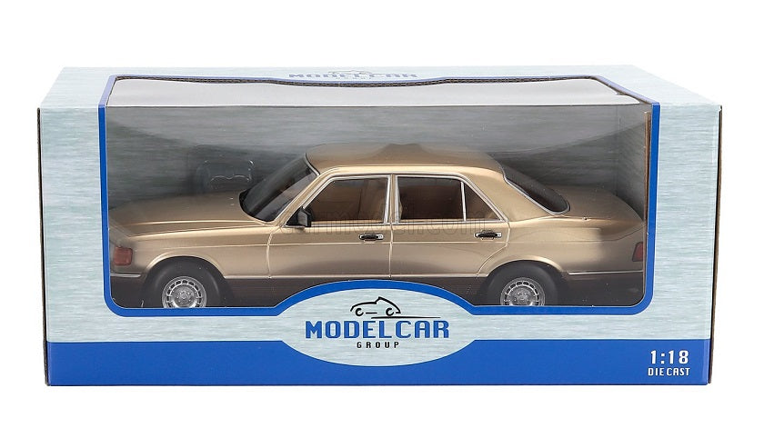 Mercedes-Benz S-Class W126 bej - 1/18 Model Car Group