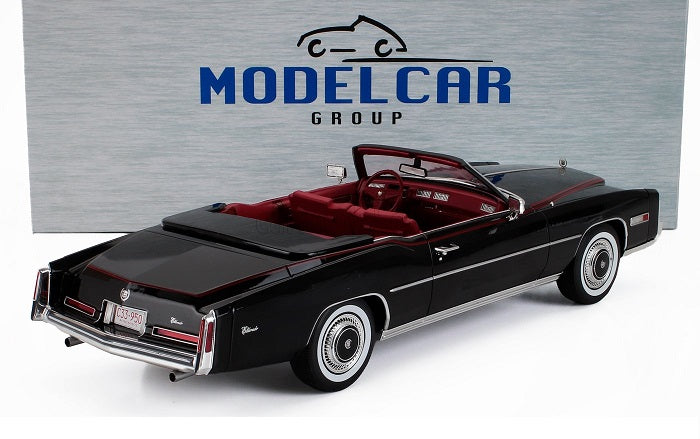 Cadillac Eldorado Convertible black 1976 - 1/18 Model Car Group