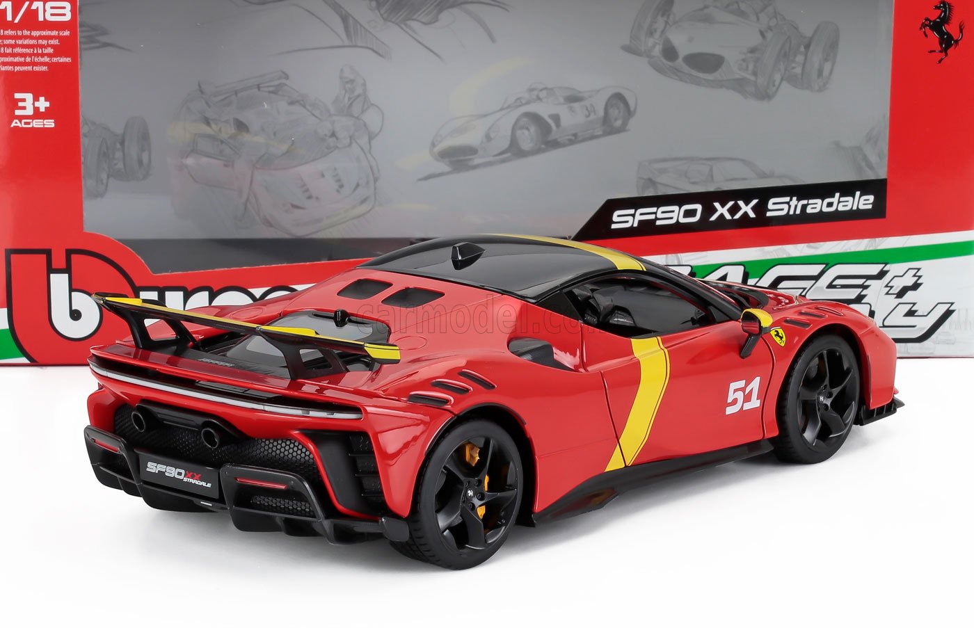 Ferrari SF90 XX Stradale #51 - 1/18 Bburago